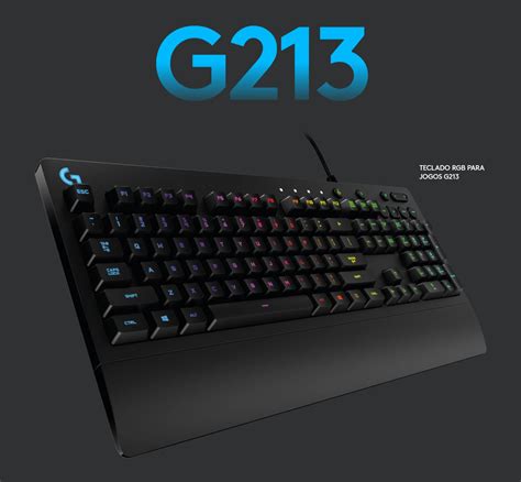 Teclado Gamer Logitech G213 Prodigy Rgb Abnt2 920 009438 Lojaibyte