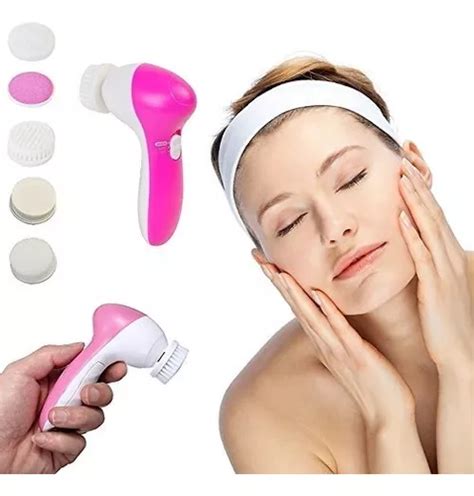 Cepillo Limpiador Facial 5 En 1 Masajeador Exfoliante Piel MercadoLibre