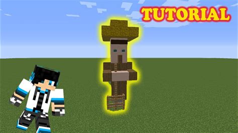 TUTORIAL COME COSTUIRE UNA STATUA DI VILLAGER Minecraft YouTube