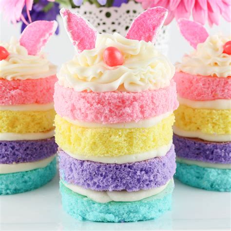 Easter Bunny Mini Cakes Two Sisters