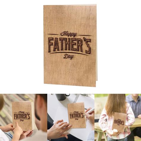 Spoof Funny Fathers Day Dhamma Card Paper Carving Dad Card Thank You