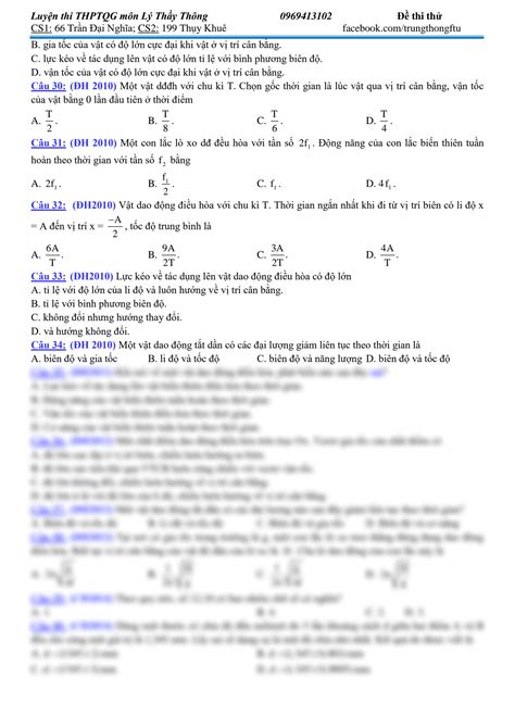 SOLUTION B I T P Tr C Nghi M N Thi I H C M N V T L L P 12 C A Th Y Th