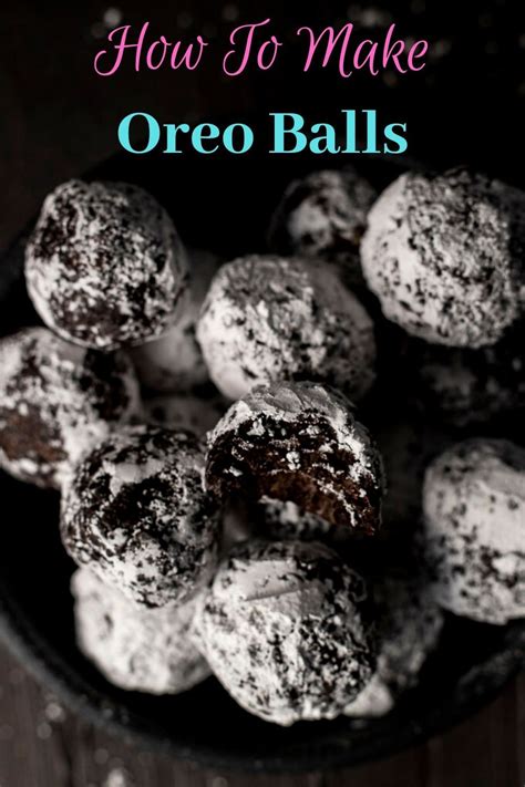 No Bake Oreo Ball Artofit