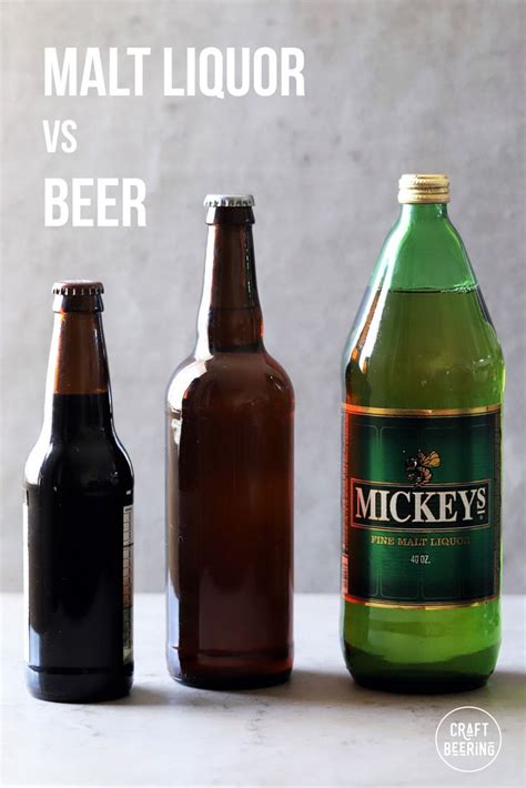 The Difference Between Beer And Malt Liquor In 2021 Beer Beer