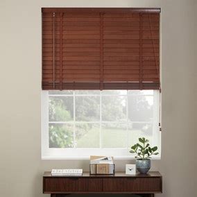 Wooden Blinds | Grey, Black & White Wooden Blinds | Dunelm