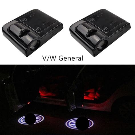 1 2pcs 3d Wireless Car Door Led Welcome Laser Projector Logo Ghost Shadow Light Lamp Logos