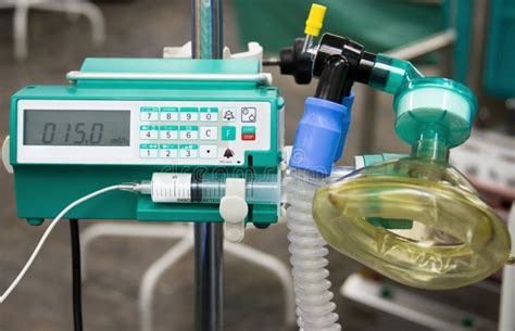 Anesthesiologist S Working Tools Stock Image Image Of Object Pump