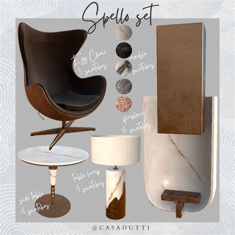 Spello Set Preview Casa Dutti In 2023 Sims 4 Cc Furniture Sims