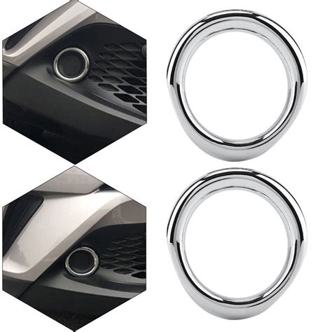 Pcs Abs Chrome Front Fog Lamp Light Cover Trim For Chr Ebay