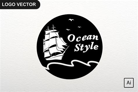 Logo Ocean Vector – Logo Theme Ocean. Graphic by pramslabs · Creative ...