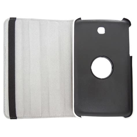 Husa Tip Carte Alba Interior Gri Cu Stand Rotativa Pentru Samsung Galaxy Tab 3 P3200 Sm T211