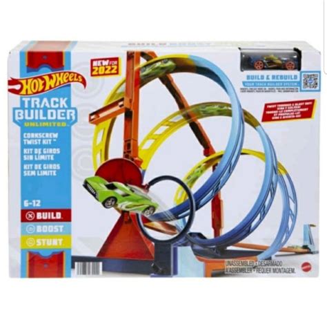 Hot Wheels Track Builder Unlimited Corkscrew Twist Kit New For 2022 Lazada Indonesia