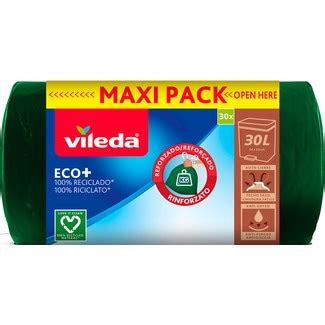 Saco Lixo Eco L Maxi Rolo Embalagem Unidades Vileda