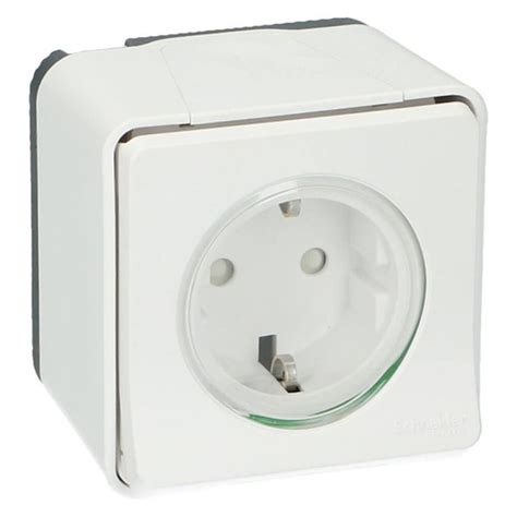 Розетки с заземлением влагозащитные Schneider Electric MUREVA IP55 ...