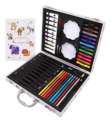 Set Arte Dibujo Colores Plumones Pinturas Niños Infantil Envío gratis