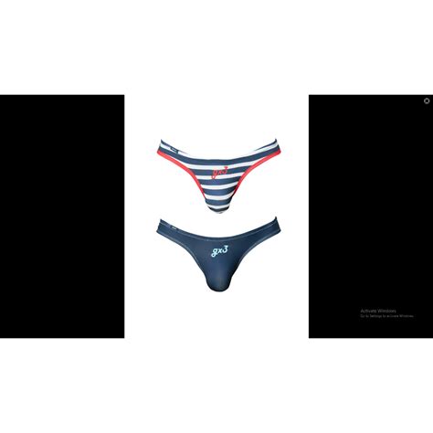 Pack Gx Marine Border Ultra V Bikini Underwear Shopee Malaysia