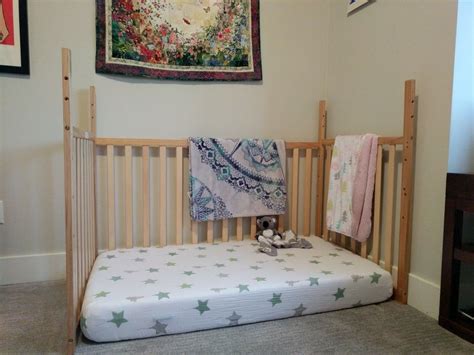 Easy crib to floor bed hack – Artofit