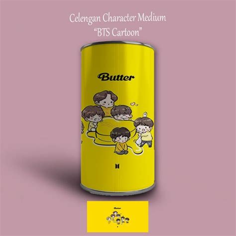 Jual Tabungan Anak Celengan Target Small Karakter Butter Kuning Bts