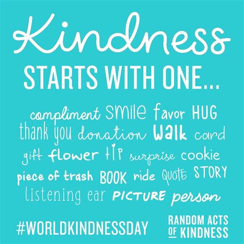 World Kindness Day Act Of Kindness Quotes Kindness Quotes