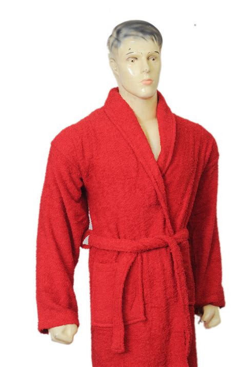 Uni Sex Winter Bathrobes Shawl Collar Cotton Terry Toweling Dressing Gown T Hieftan Pvt Ltd