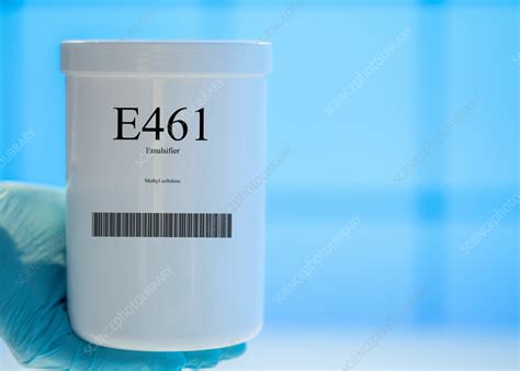 Container Of The Food Additive E461 Stock Image F0368486 Science