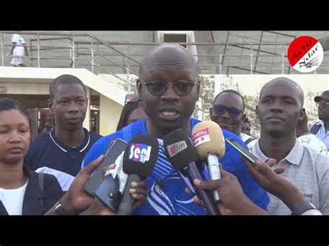 La R Action De Pape Ibrahima Faye Dg Fera Apres Le Match Youtube