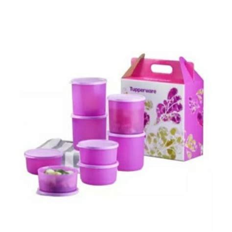 Ready Stock L Tupperware Summer Fresh Round Set 8pcs Shopee Malaysia