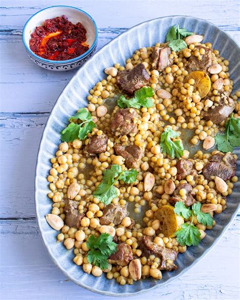 Moroccan Lamb Stew With Giant Couscous Delicious Magazine