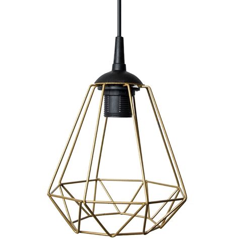 Lampa wisząca geometryczna złota I Kolor Złoty MIA home Sklep