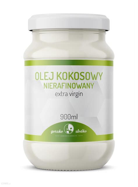 Olej Kokosowy Nierafinowany Extra Virgin 900ml Ceny I Opinie Ceneo Pl