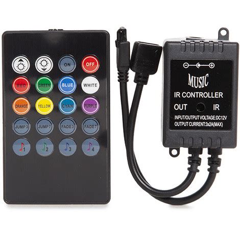 Controlador Musical Vdc Tira Led Rgb W