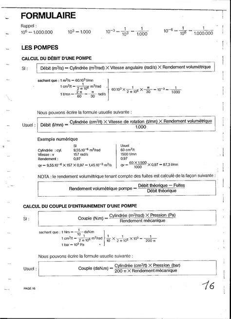 Ntroduire 104 Imagen Rendement Hydraulique Formule Fr Thptnganamst