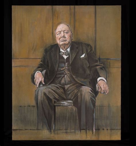 Winston Churchill Painting By Graham Sutherland 1954 Painting Art