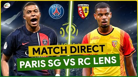 Psg Rc Lens Live Suivez En Direct La Ligue J Duo De Choc