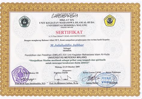 Contoh Piagam Penghargaan Atau Sertifikat Images