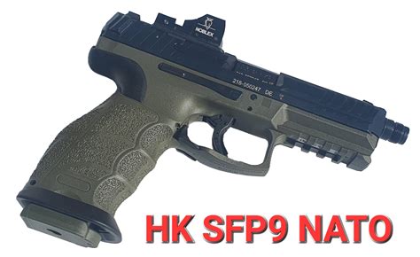 HK SFP9 NATO HALBAUTOMATISCHE PISTOLE OPTICAL READY TACTICAL 9