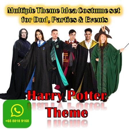 Harry Potter Theme costume, Men's Fashion, Tops & Sets, Sets ...