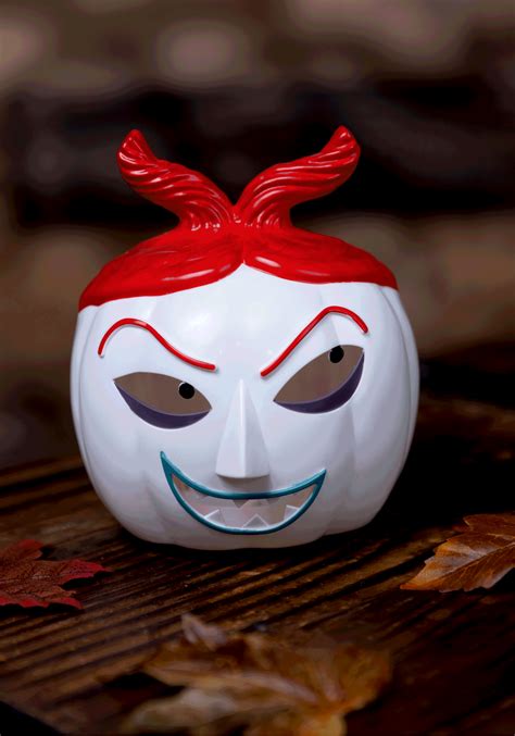 Nightmare Before Christmas 6" Lock Light Up Pumpkin Halloween Decoration