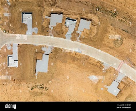 Housing Subdivision Under Construction Stock Photo Alamy