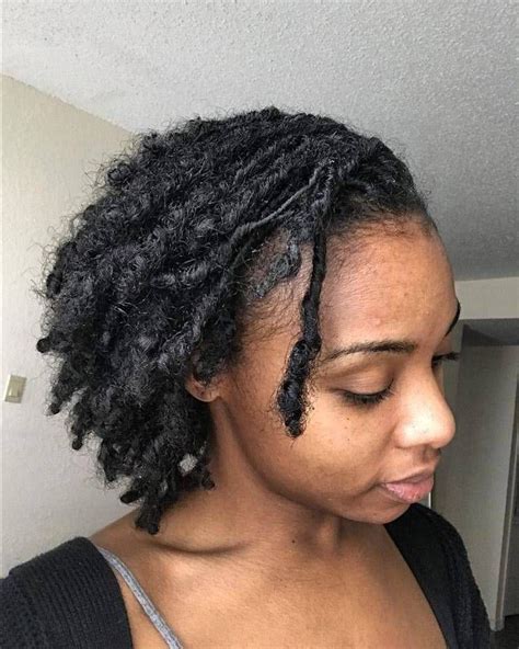 The Natural Transition Short Locs Hairstyles Locs Hairstyles Short