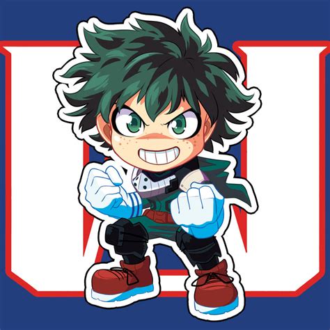 Chibi Deku Easy Drawing