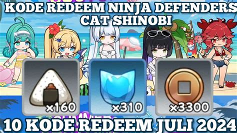 Kode Redeem Ninja Defenders Cat Shinobi Juli Gift Code Ninja