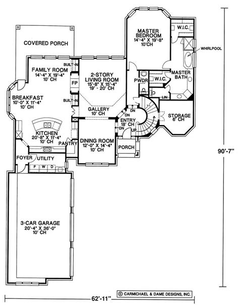 House Plan 120 1980 5 Bedroom 3517 Sq Ft Luxury Traditional Home