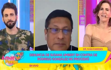 Denuncia De Susana Umbert En Contra De Rodrigo Gonz Lez No Procedi