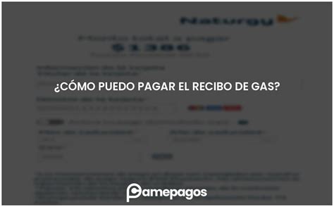 C Mo Puedo Pagar El Recibo De Gas Actualizado