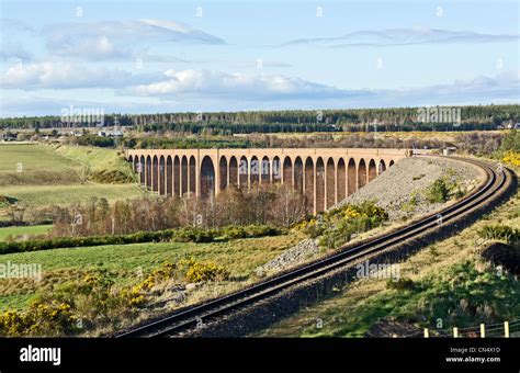 The Famous Nairn Railway Viaduct Near Culloden South East Of Inverness