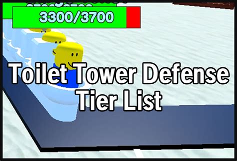 Toilet Tower Defense Tier List