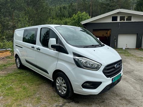 Bruktbil Til Salgs Ford Transit Custom 2019 Hvit 131 Hk Kasse