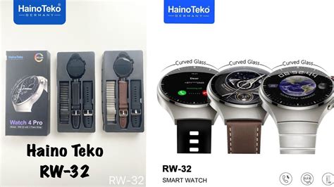 RW 32 Haino Teko Watch 4 Pro AMOLED Curved Display Glass 3 Strap