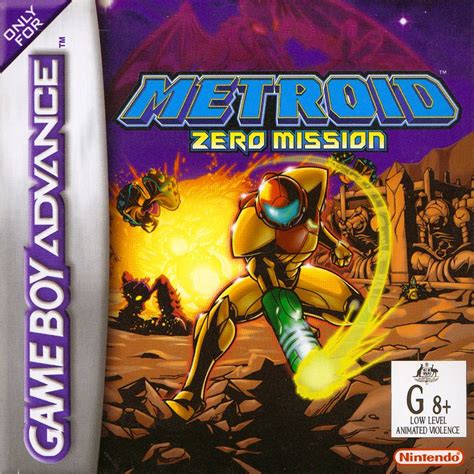 Metroid: Zero Mission (2004) box cover art - MobyGames